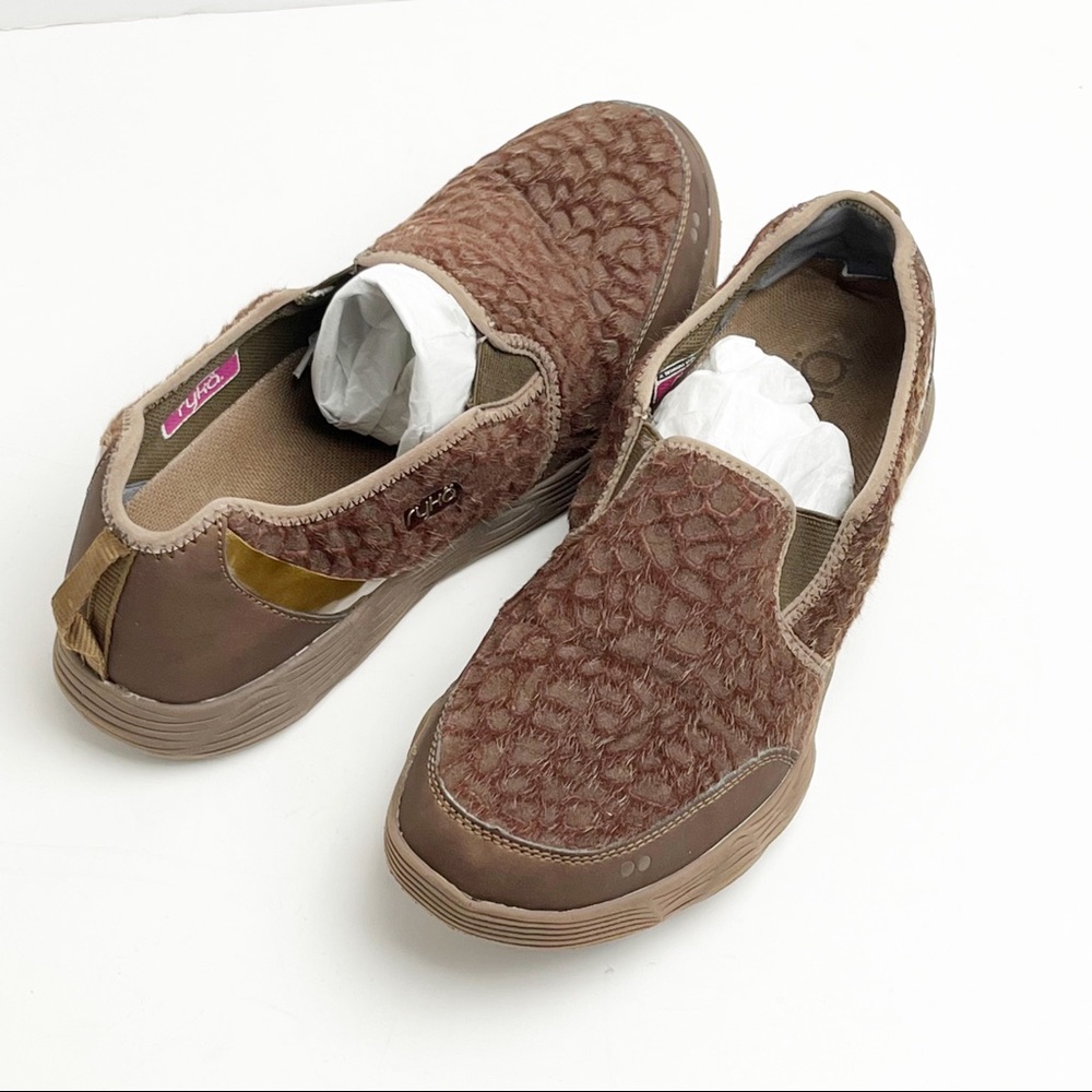 RYKA Thriller Brown Lightweight Slip On Sneakers Size 10 Casual Neutral Outdoors